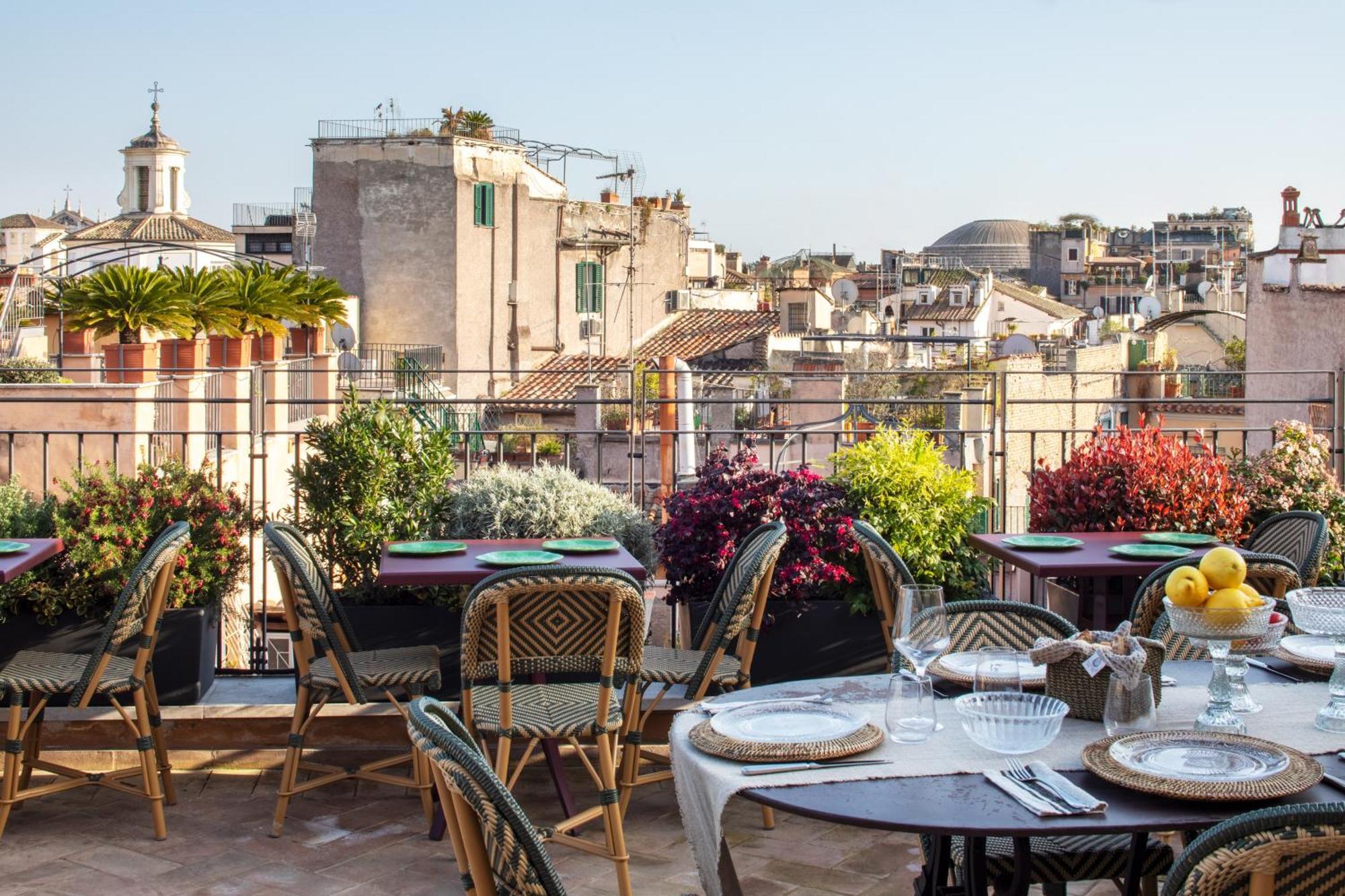 Hotel Adriano Rooftop Rom Eksteriør billede
